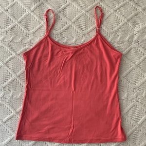 Basic Coral Pink Tank Top